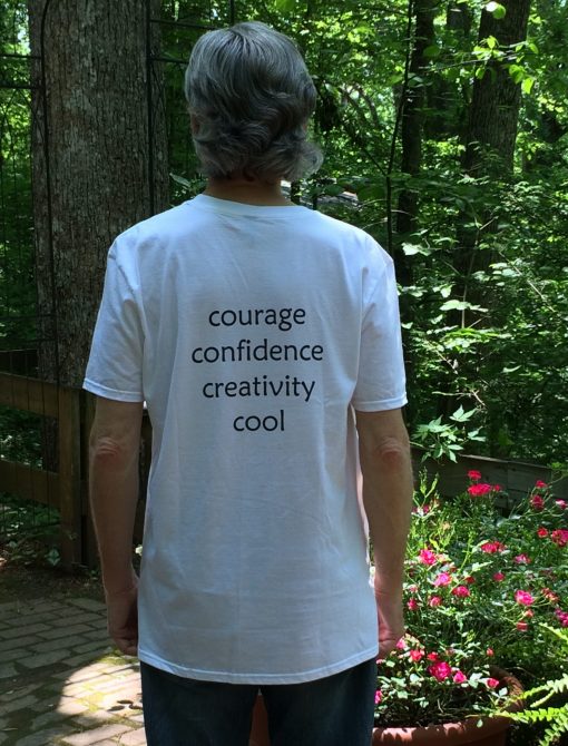 Yoga at the Treehouse Fruit of the Loom® ink printed heavy cotton HD™ Men's T-shirt - logo left chest - Image 2
