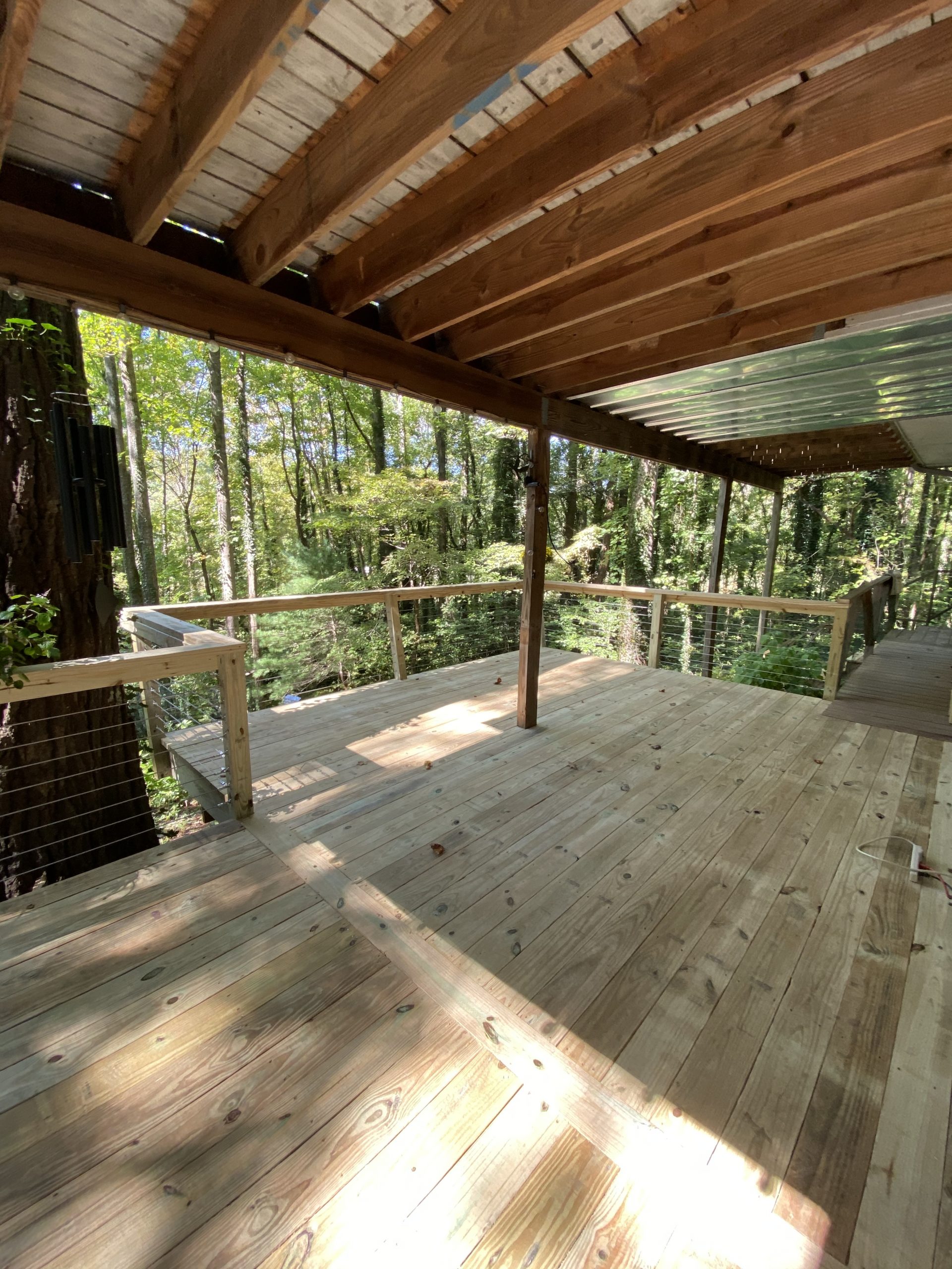 Yoga at The Treehouse deck