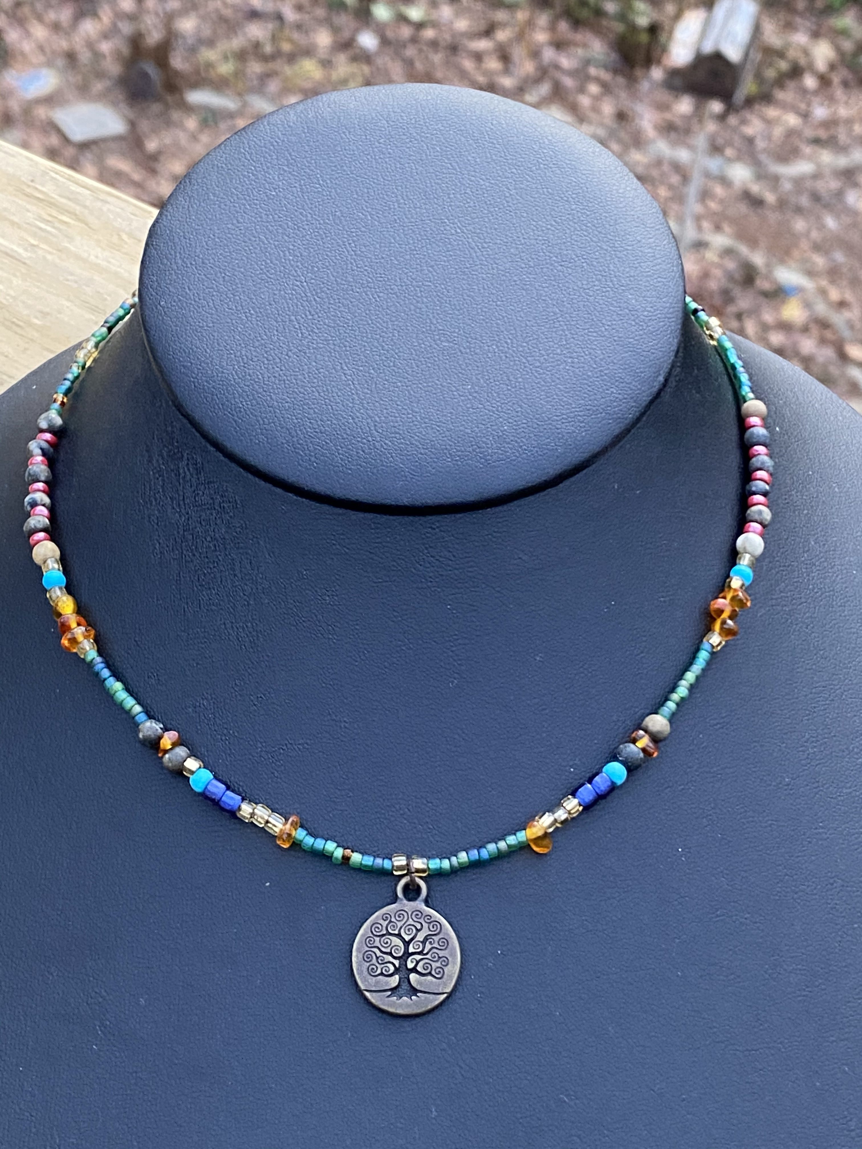 necklace with charm - 16"